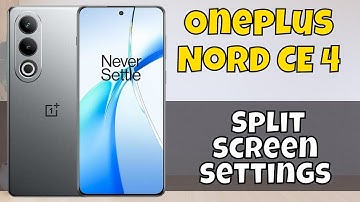 Enable Split Screen Oneplus Nord CE 4 || How to turn on split screen || Split screen settings