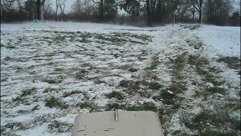 Cub Cadet 122 Making A Snow Pile