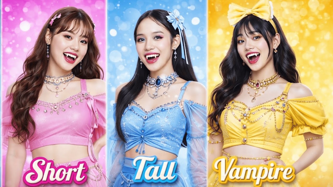 Низкий вампир vs Высокий вампир | Забавные и милые моменты ✨🧛‍♀️✨