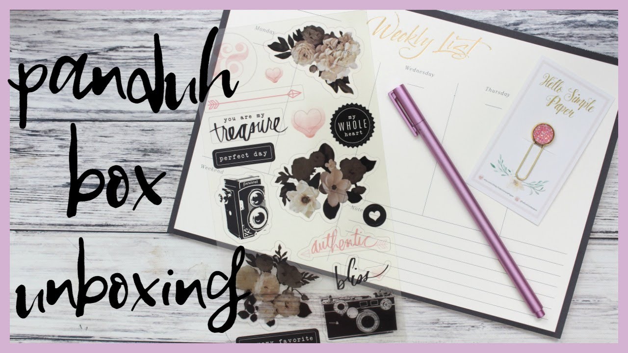 PANDUH BOX UNBOXING ll APRIL 2017