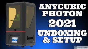 2021 Anycubic Photon Unboxing, Setup, Calibration and Test Print