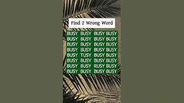 5 Seconds For You To Spot . Try Your Skills  #brainteaser #search #find #puzzle