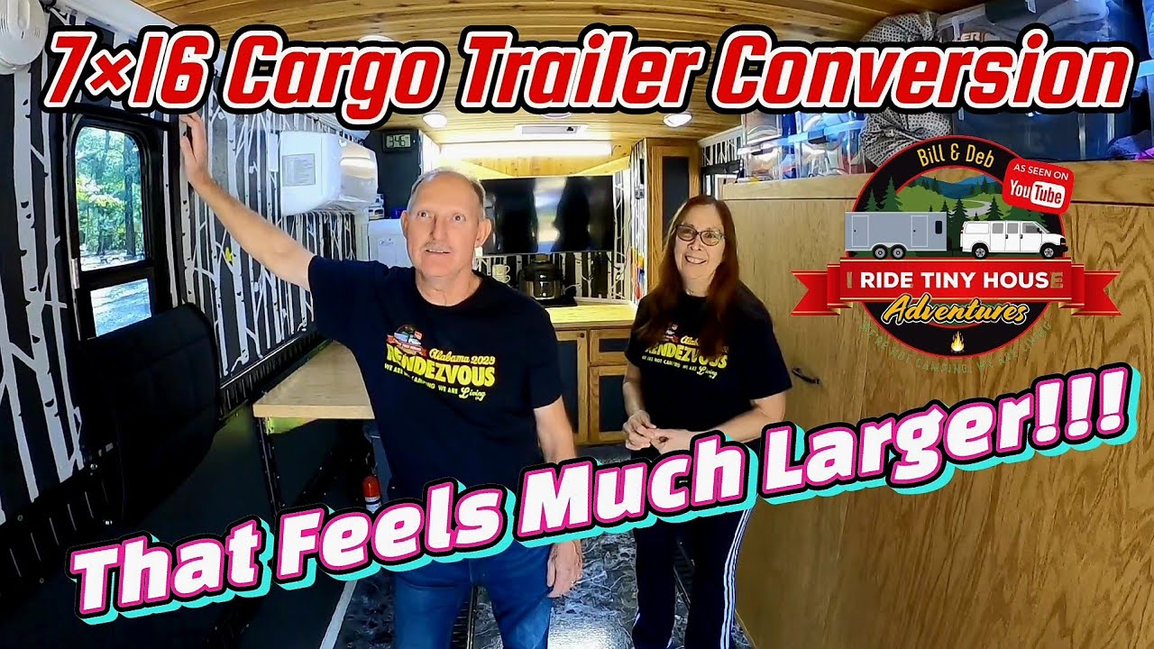 A "Must See" Very Roomy Toy Hauler Capable Cargo Trailer Conversion ...