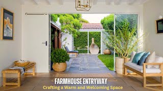 Timeless Farmhouse Entryway: Where Rustic Charm Meets Inviting Design