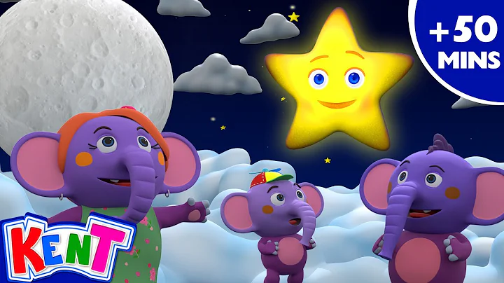 [4K] Twinkle Twinkle Little Star⭐| Nursery Rhymes For Kids by Kent The Elephant