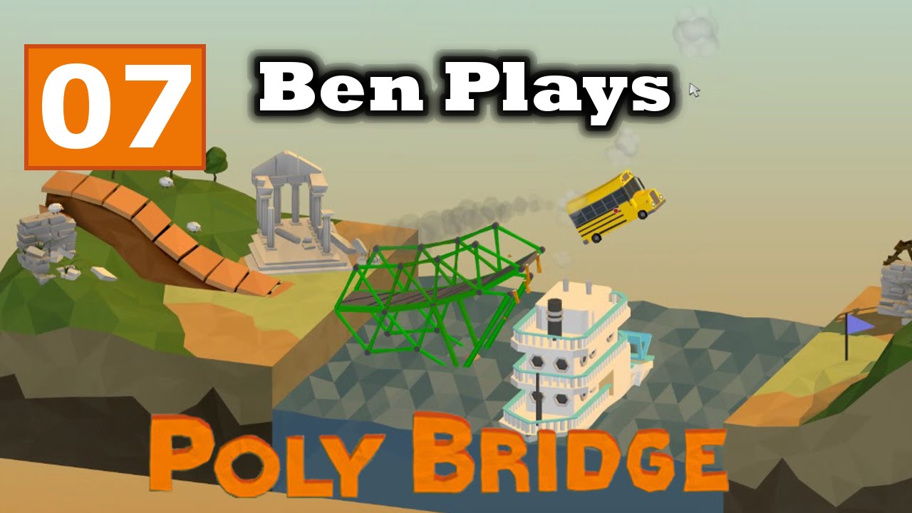 Tt 07 Polybridge Poly Bridge 07 - Budget Constraints (Poly Bridge Walkthrough) - YouTube
