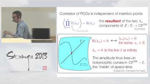 David Skinner - Twistor Strings for N=8 Supergravity