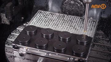 Zero-point clamping technology, vacuum clamping plate and clamping collet in combination.