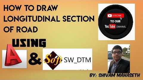 How to draw Longitudinal section of Road using Autocad|Swdtm
