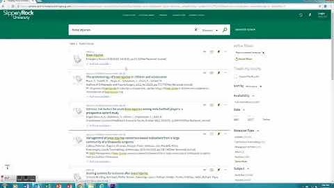 How to Library @ Bailey Library - Search Filters AKA Limiters