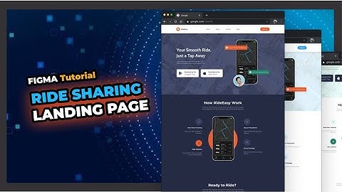 Figma UI Design Tutorial: Building an App Landing Page