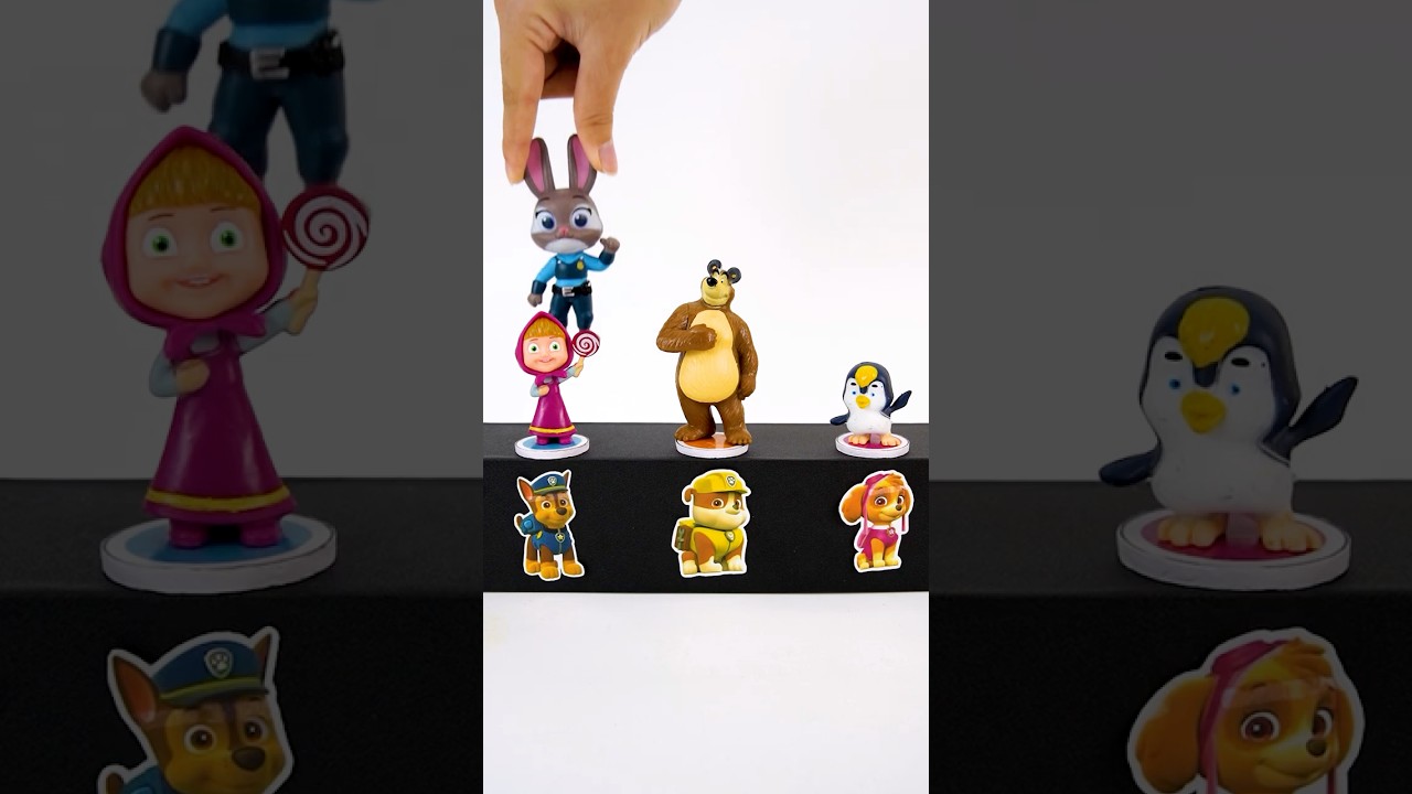 Satisfying Zootopia x PAW Patrol Toys | Masha and The Bear Collection Review 