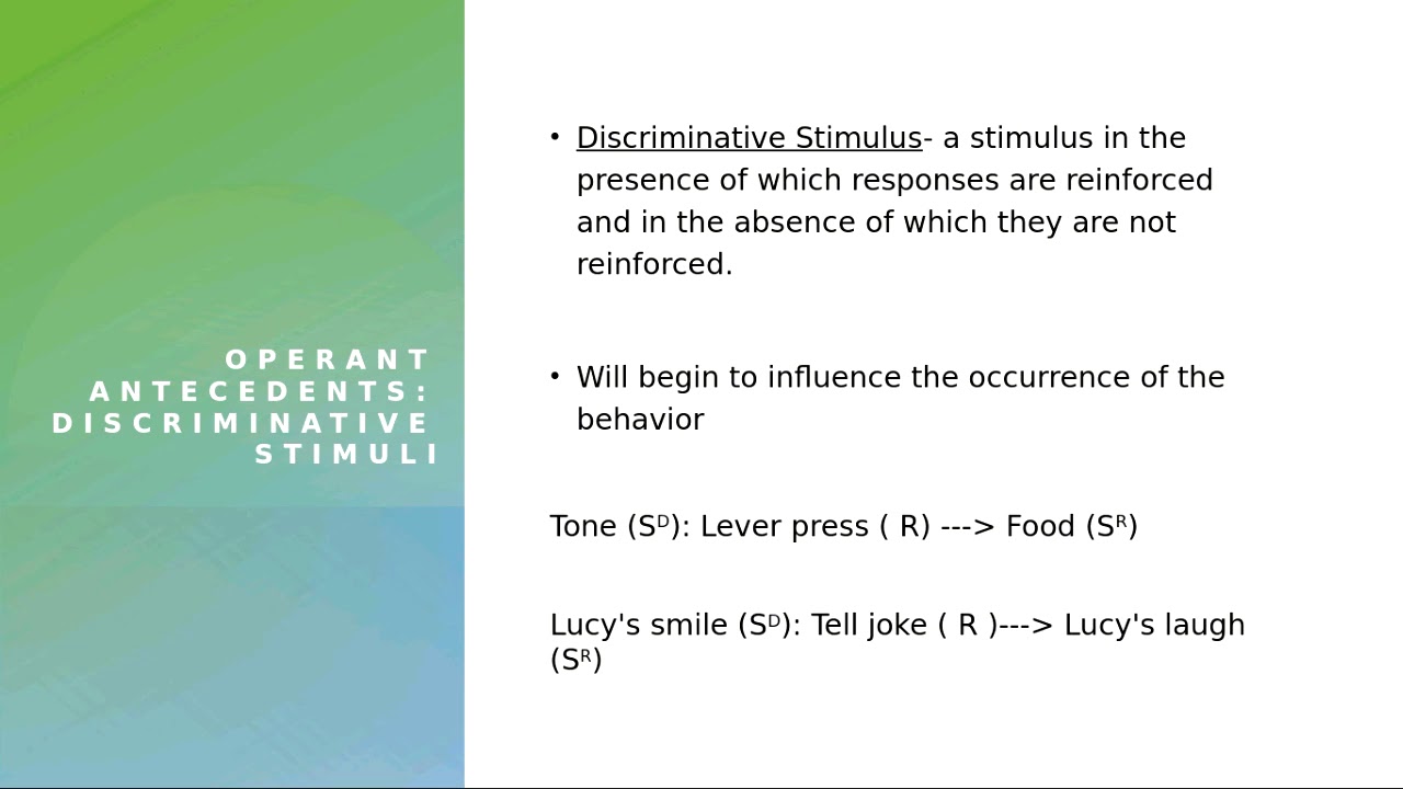 Operant Conditioning