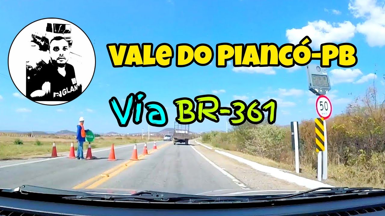 indo à Piancó-PB a Cidade Mais importante do vale do Piancó pela BR-361