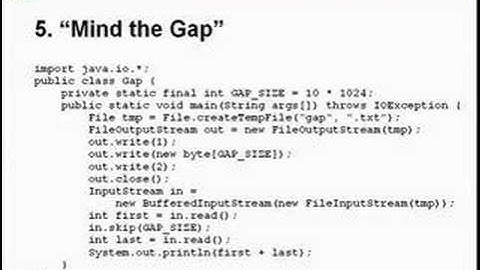 Advanced Topics in Programming Languages: Java Puzzlers,...