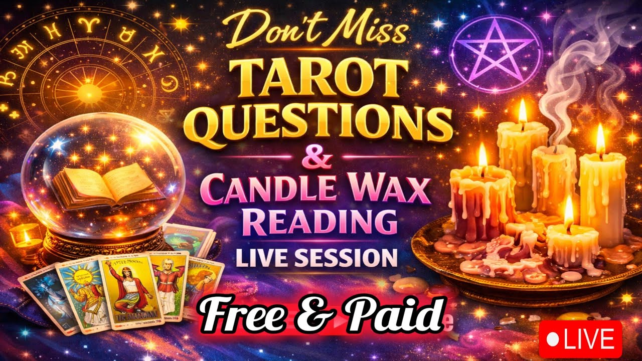Live Now 🔴 Tarot Q&A + Candle Wax Reading | Ask Your Question |Superchat 💲 Available
