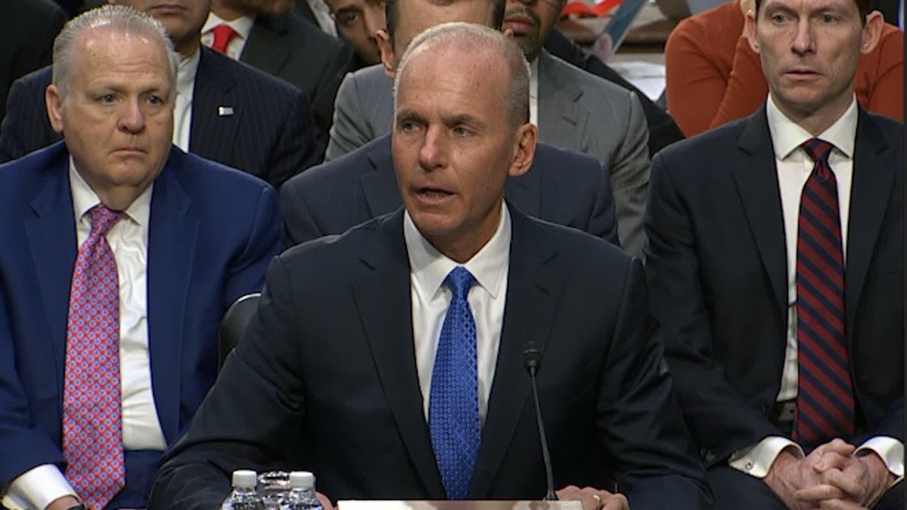 Boeing CEO apologizes to crash victims families - YouTube