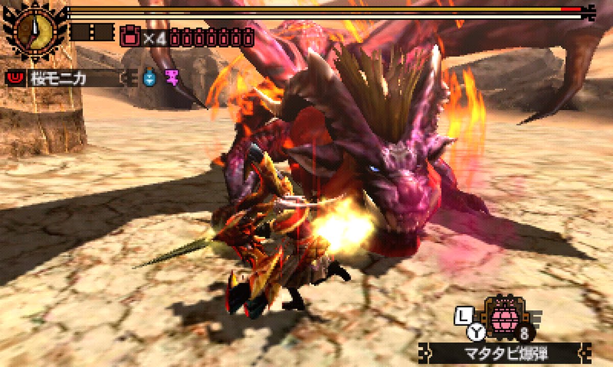 Mh4g テオ テスカトル Jump 灼熱燃闘 弓ソロ Youtube