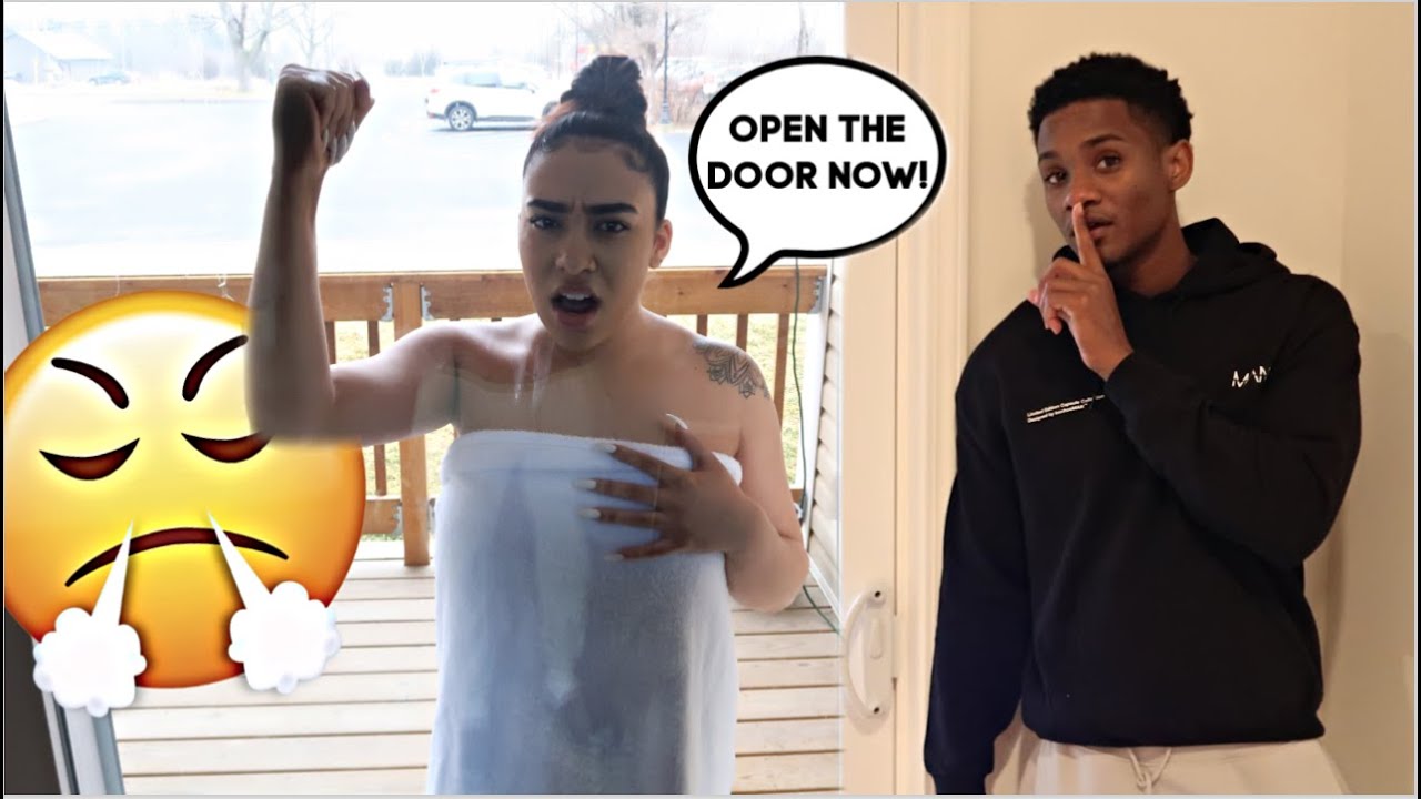 LOCKING MY GIRLFRIEND OUT OF THE HOUSE! *SHE WAS HEATED*