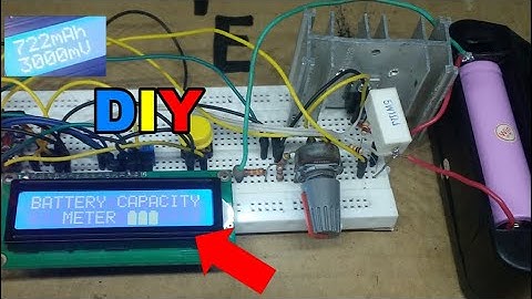 How To Make  Battery Capacity Tester 🔋 Arduino mAh meter