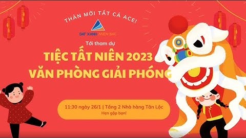Tiệc tất niên vp Giải phóng 2023