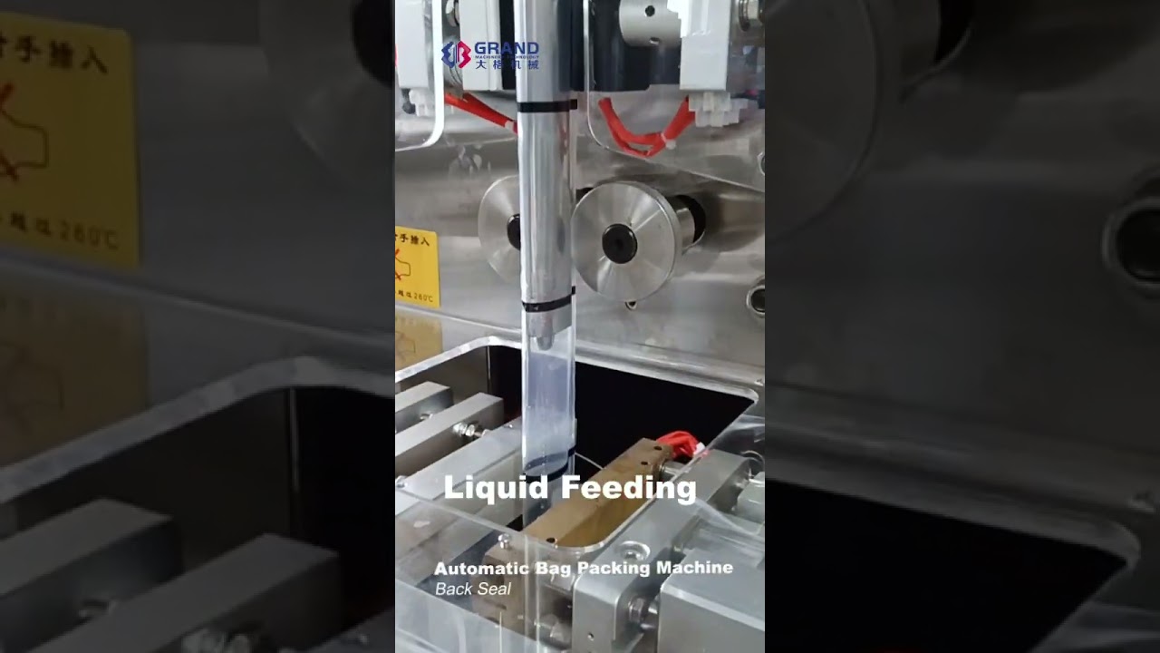 HXL-S100 Automatic Liquid Vertical Back Seal Bag Packing Machine Liquid Sachet Packaging Machine