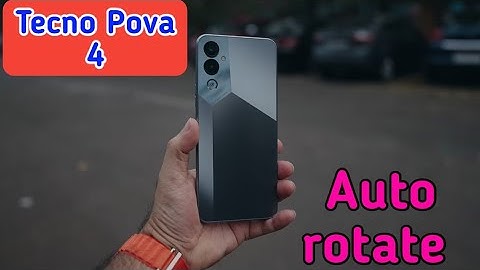 How To Enable Auto Rotate In Tecno Pova 4,Auto Rotate Screen Enable In Tecno Pova 4,
