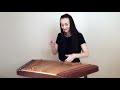 Kiss the rain - Yiruma. Cimbalom, Hackbrett. Цимбалы.