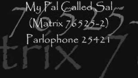 Sam Wooding - My Pal Called Sal - 1929