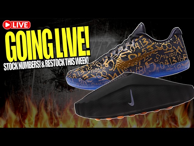 GOING LIVE! KOBE 11 MAMBA DAY & RESTOCK THIS WEEK MIND SLIDES