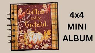  DIY 4x4 Mini Album Tutorial | Fall Craft Fair Idea | Boutique Style on a Budget