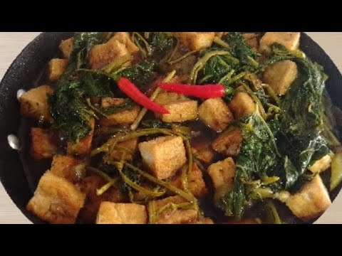 Adobong Kangkong with Tokwa | Gawin nating Simple | Kusina ni Mama Tin ...