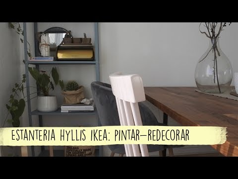 Cómo decorar estantería HYLLIS IKEA: Pintar - Redecorar