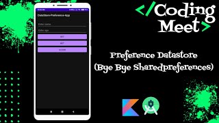 How to Use Preference Datastore (Bye Bye Sharedpreferences) in Android Studio Kotlin