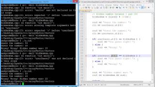 Programming example: Vectors