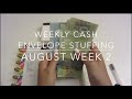 WEEKLY CASH ENVELOPE STUFFING WITH CANADIAN CURRENCY | AUGUST WEEK 2 | DAVE RAMSEY | JamzPlanz