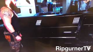 Braun Strowman Flips Limo onto its Roof!!