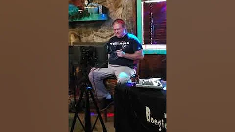 Mark Slanina doing great Karaoke