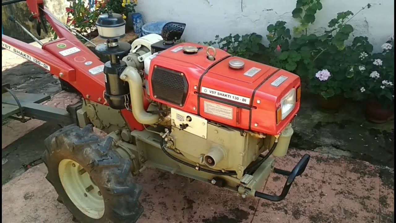 VST SHAKTI 130DI POWER TILLER Engine Oil changing. YouTube