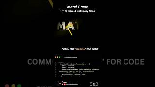 Couldn’t play with fire… so I coded Match Fire instead 🔥✨ | #coding #frontend #javascript #css3