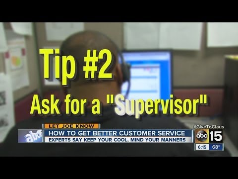 How to get better customer service