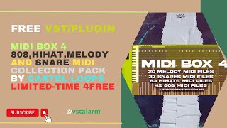 Midi Box Vol 4 - Midi Pack by Cartel Loops (Limited-Time 4FREE) #MidiBoxVol4 #CartelLoops