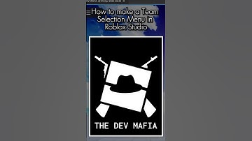 ⚽ How to make an TEAM SELECT MENU in Roblox Studio! #roblox #robloxfyp #robloxstudio #robloxdev
