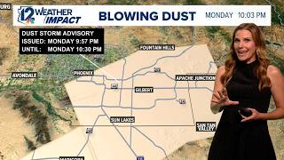 East Valley under dust storm advisory Monday night
