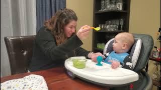 BABY EATS AVOCADO FOR THE FIRST TIME!!!