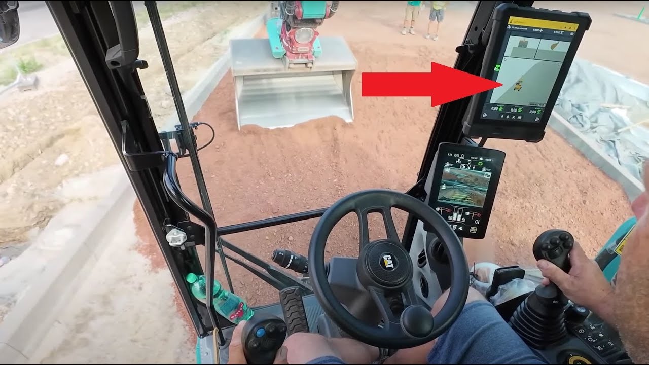 *Holbra VLOG* Jak funguje 3D GPS nivelace na bagru - nový Cat 319 NG