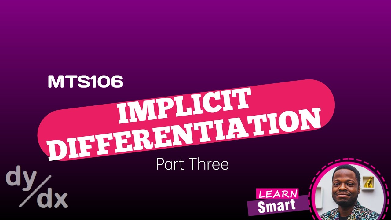 Implicit differentiation and Higher Derivatives simplified - YouTube