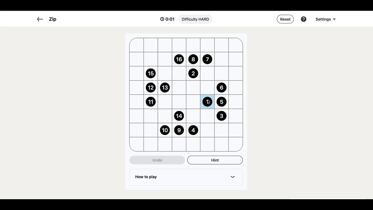 LinkedIn Zip Answer Today | 17 July 2026 - Puzzle #487