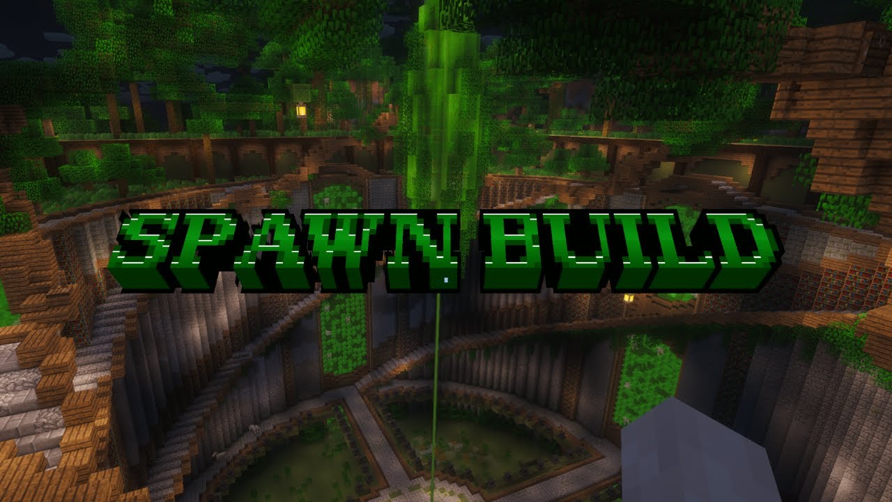 Timelapse - 19 Hours of Building a Custom Spawn in Minecraft - YouTube