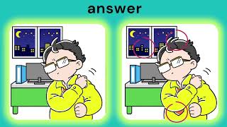 find the 3 difference |No489